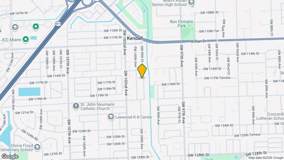 11640 SW 99th Ct Map and Location Details