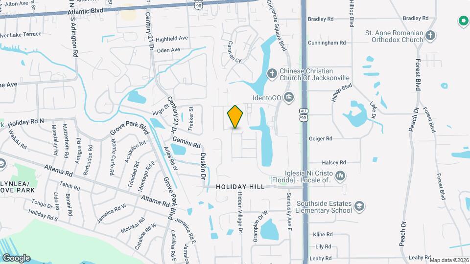 2307 Sunset Bluff Dr Map and Location Details