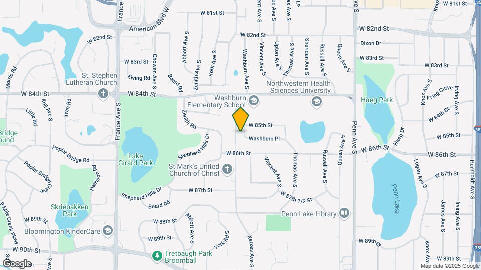 8524 Washburn Ave S Map and Location Details