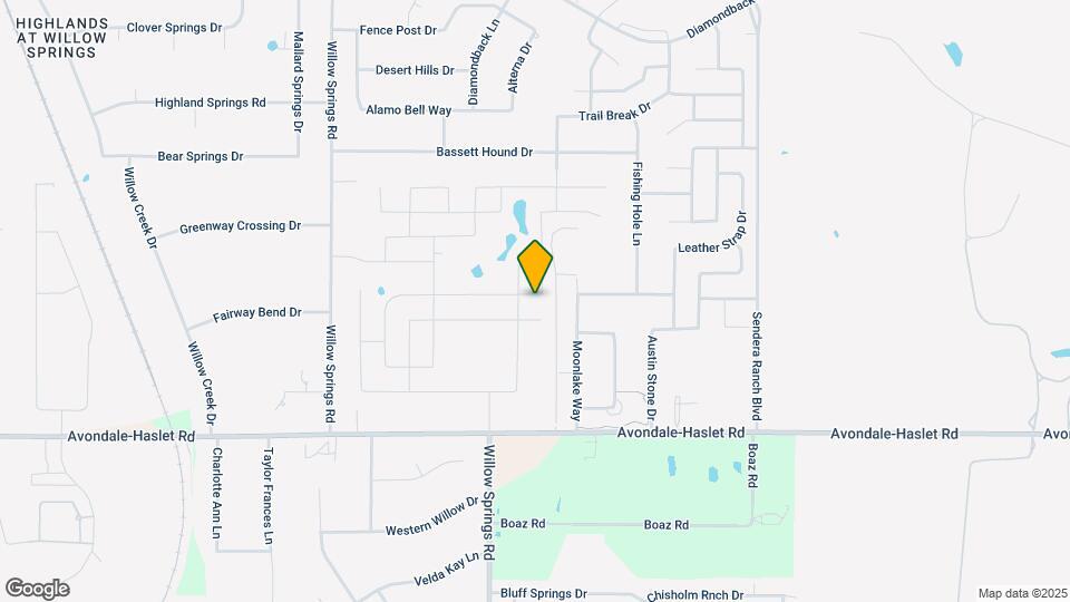 1309 Escondido Dr Map and Location Details