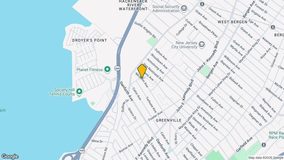 211 McAdoo Ave, Unit 2nd Floor Map and Location Details