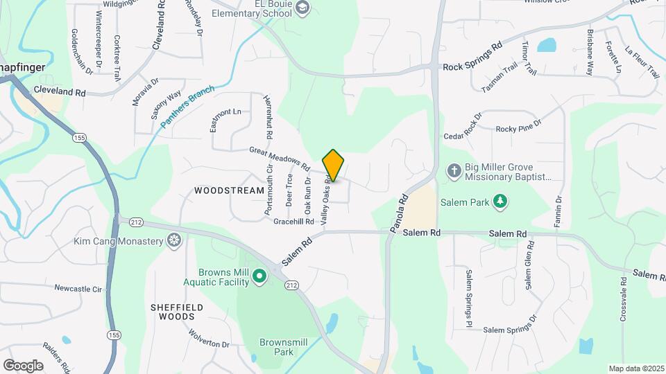 3470 Valley Oaks Rd Map and Location Details