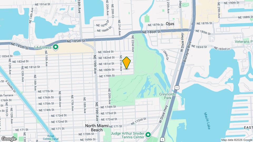 2140 NE 180th St Map and Location Details