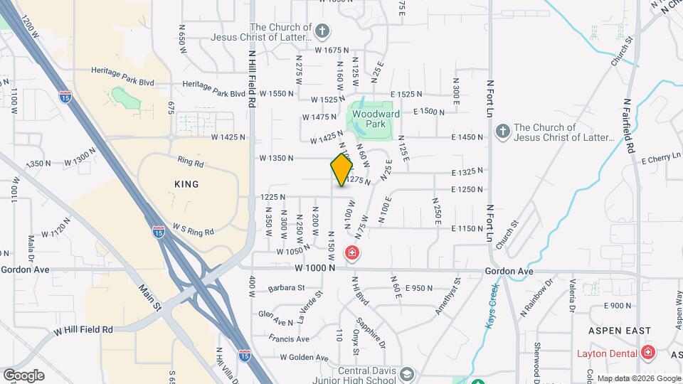 130 W 1225 N Map and Location Details