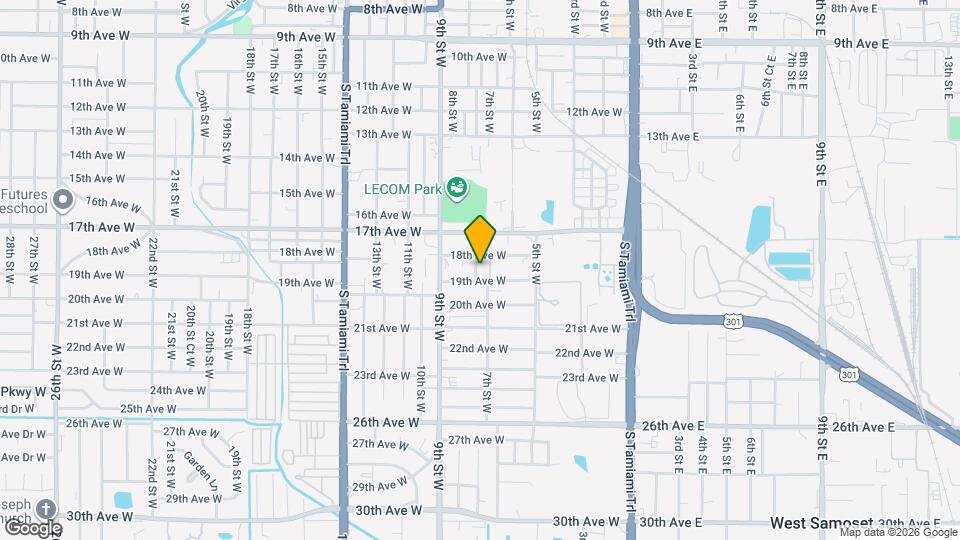 1813 7th St W Map and Location Details