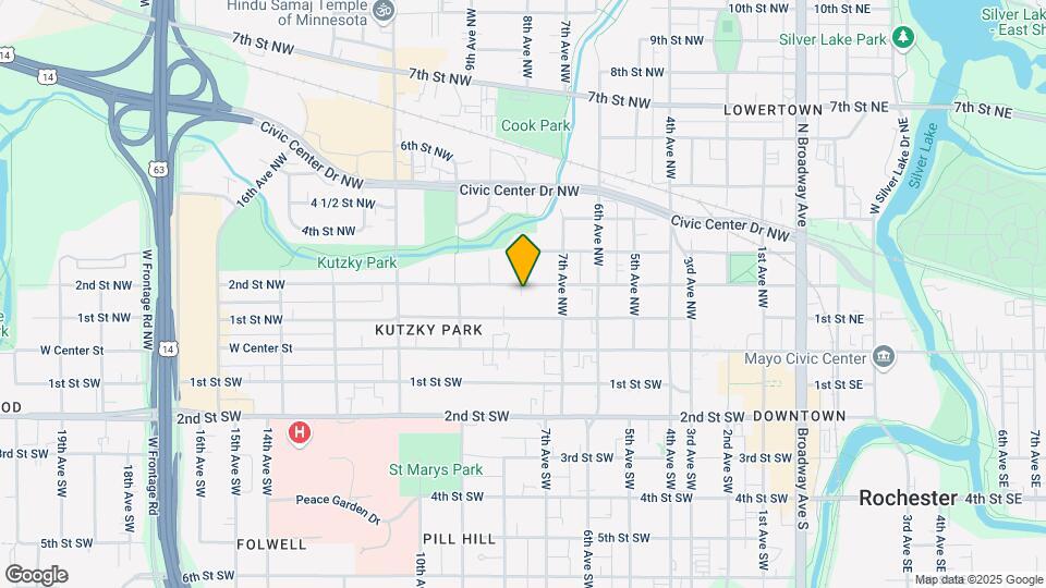 802 2nd St NW Map and Location Details