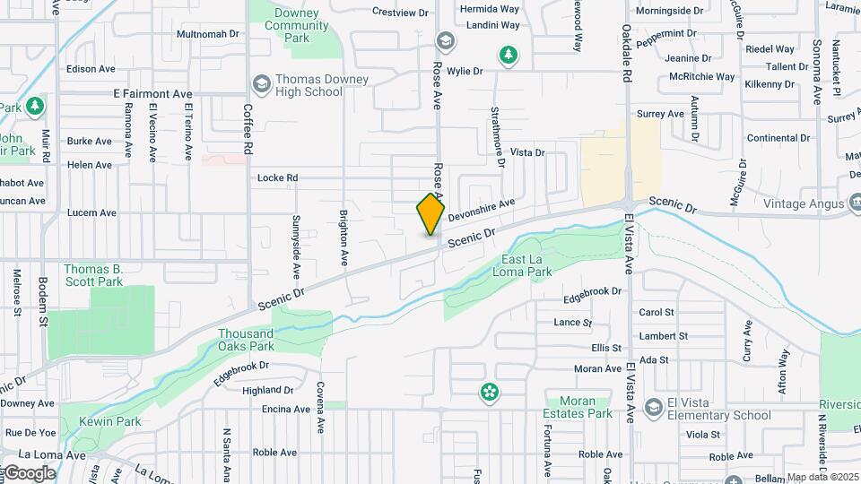 501 Rose Ave Map and Location Details