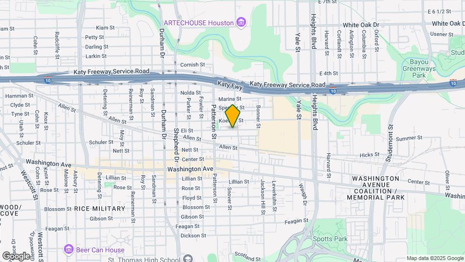 4305 Eli St, Unit A Map and Location Details