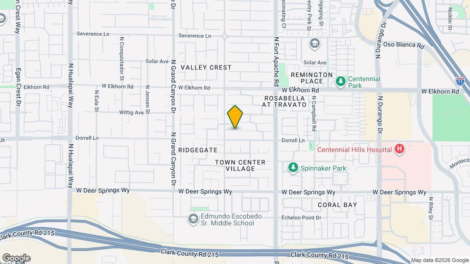 9351 Blazing Canyon Ave Map and Location Details