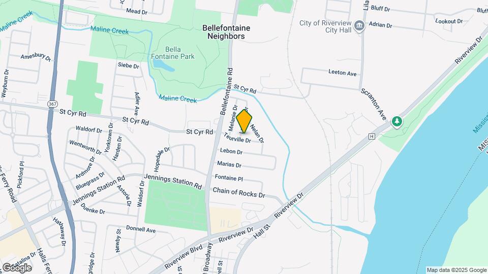 825 Teurville Dr Map and Location Details