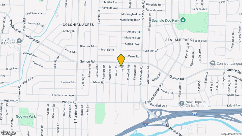 1511 Ivy Rd Map and Location Details