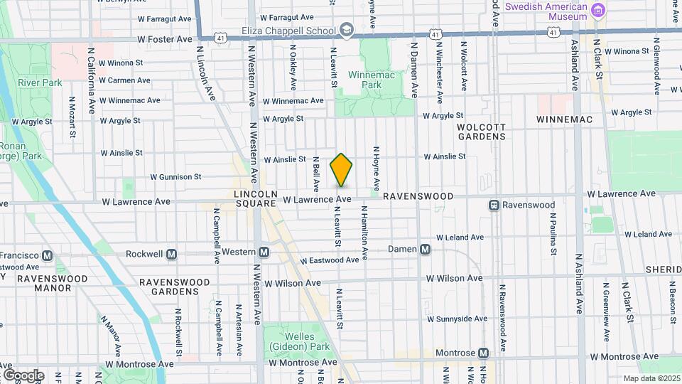 2150 W Lawrence Ave Mapa y Detalles de la Ubicación