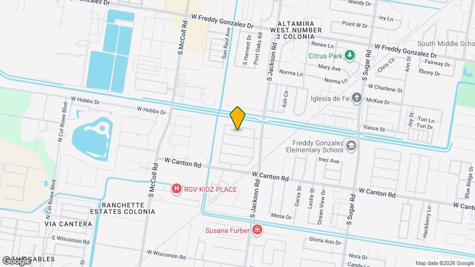 2411 W Holland Ave Map and Location Details