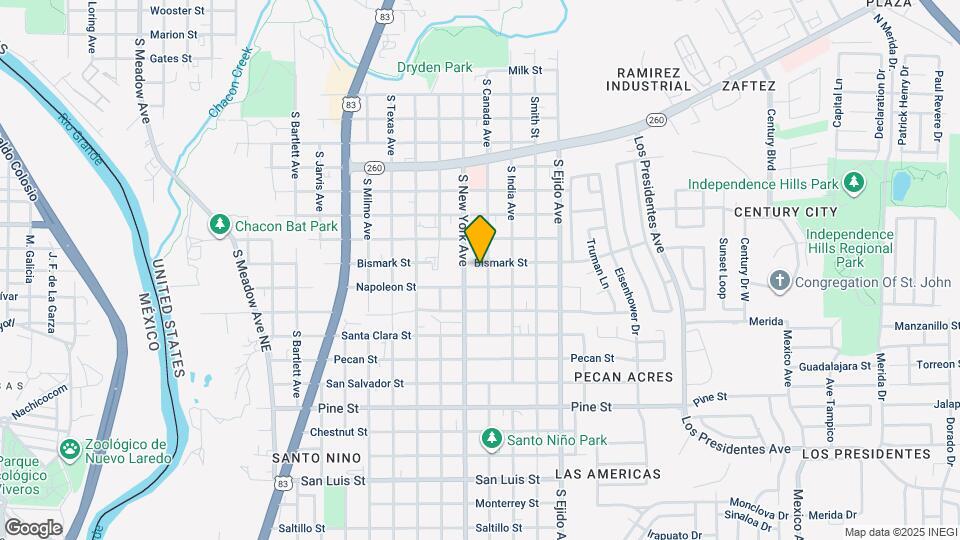 2909 Bismark St Map and Location Details