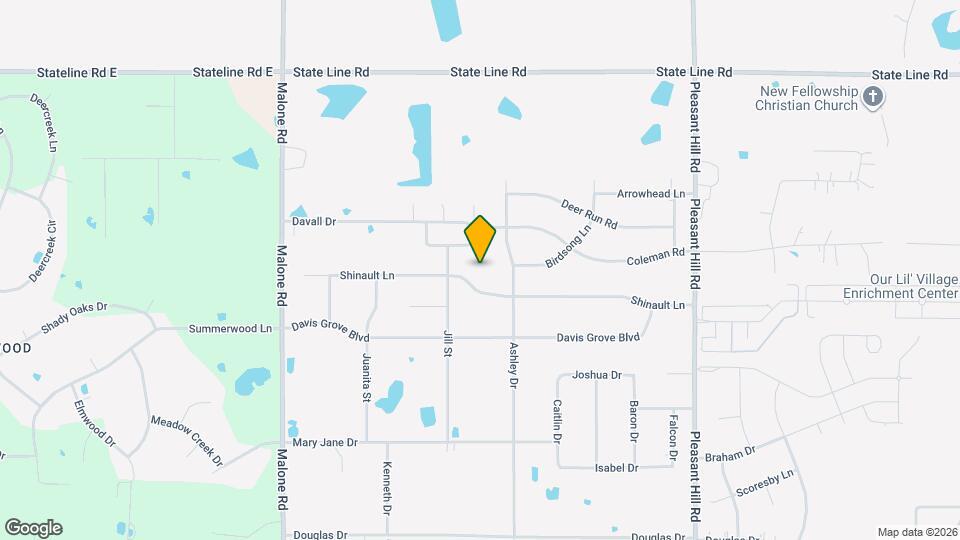 4422 Shinault Ln Map and Location Details