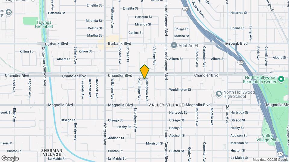 5333 Bellingham Ave Map and Location Details