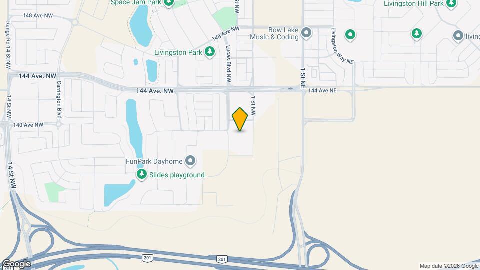 14225-14221 1 St NW Map and Location Details