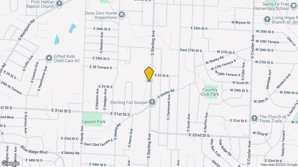 2909 S Harvard Ave Map and Location Details