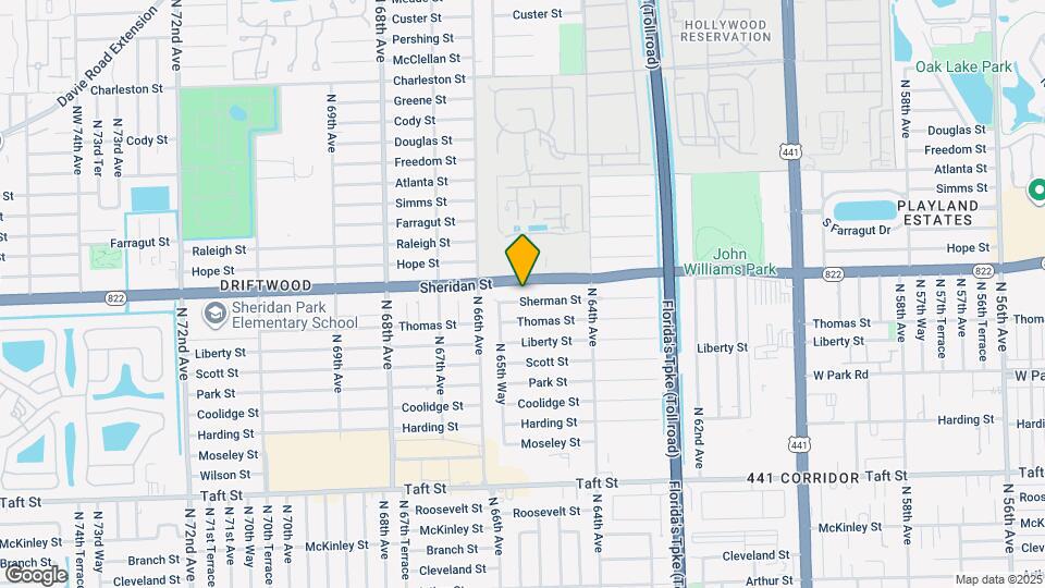 6531 Sherman St Map and Location Details