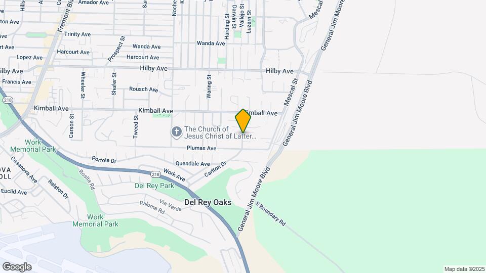 1036 Highland St Map and Location Details