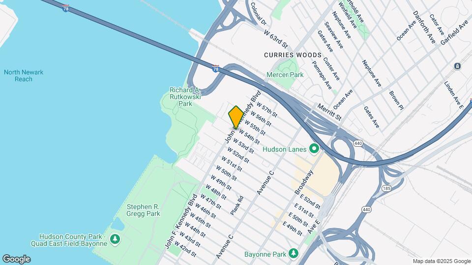 1206 Kennedy Blvd, Unit 13 Map and Location Details