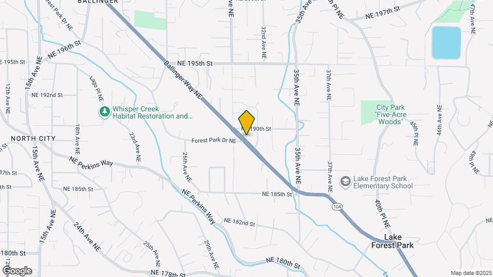 18914 Ballinger Way NE Map and Location Details