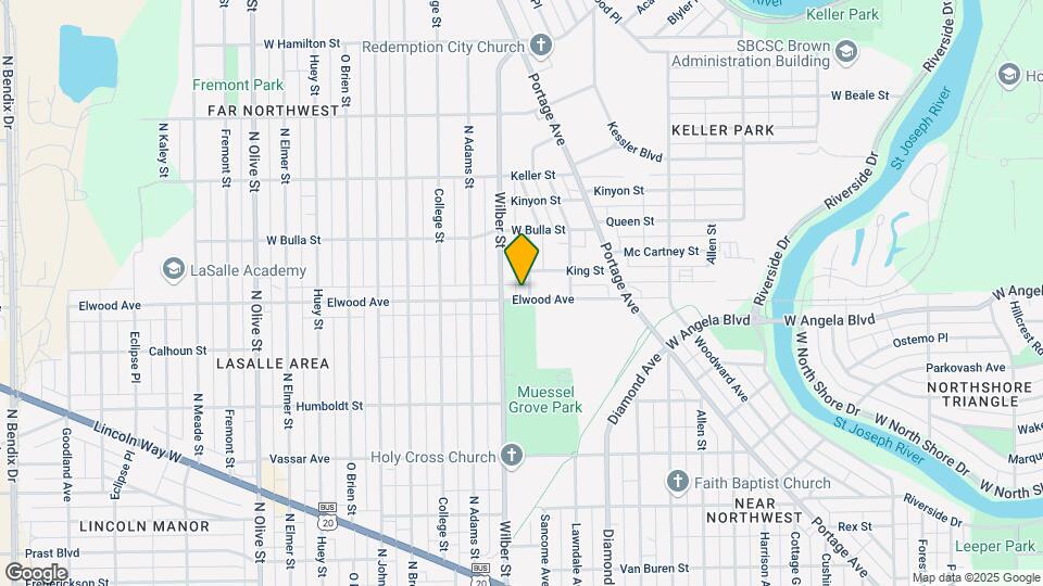 1519 Elwood Ave Map and Location Details