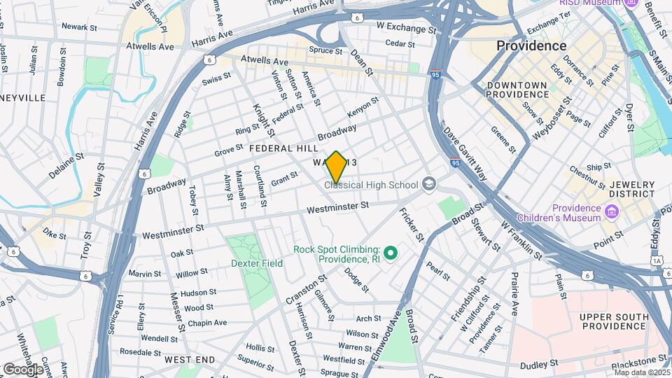 503 Washington St Map and Location Details