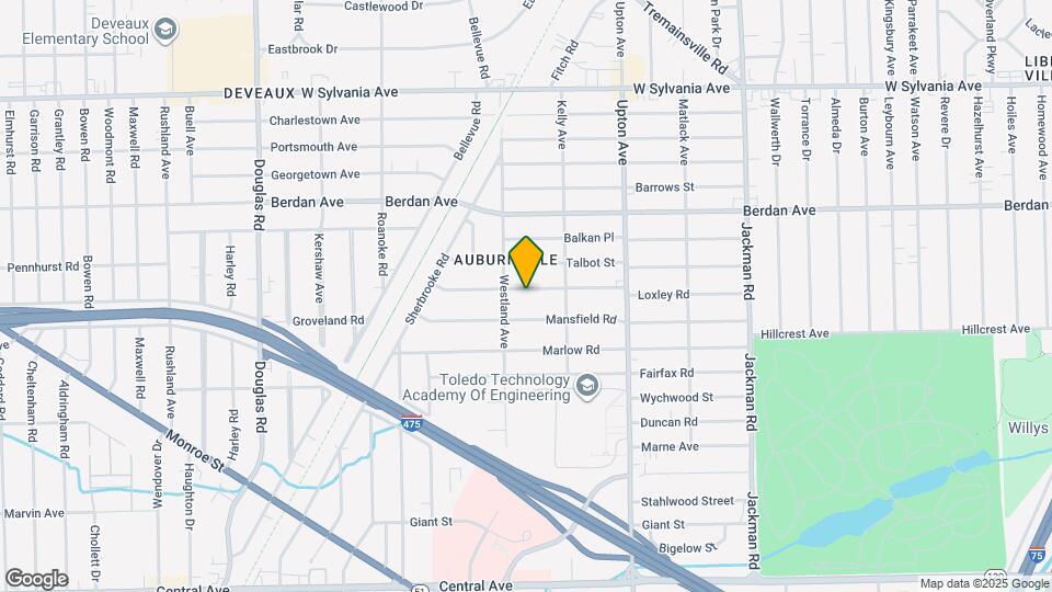 2041 Loxley Rd Map and Location Details