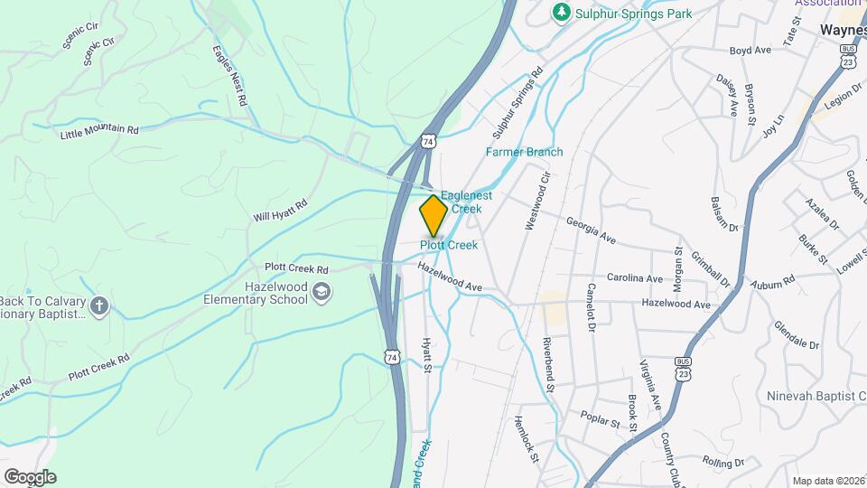 1581 Sulphur Springs Rd Map and Location Details
