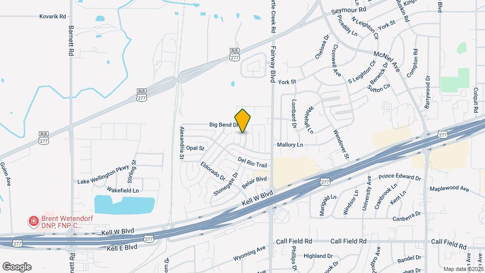 4805 Big Bend Dr Map and Location Details