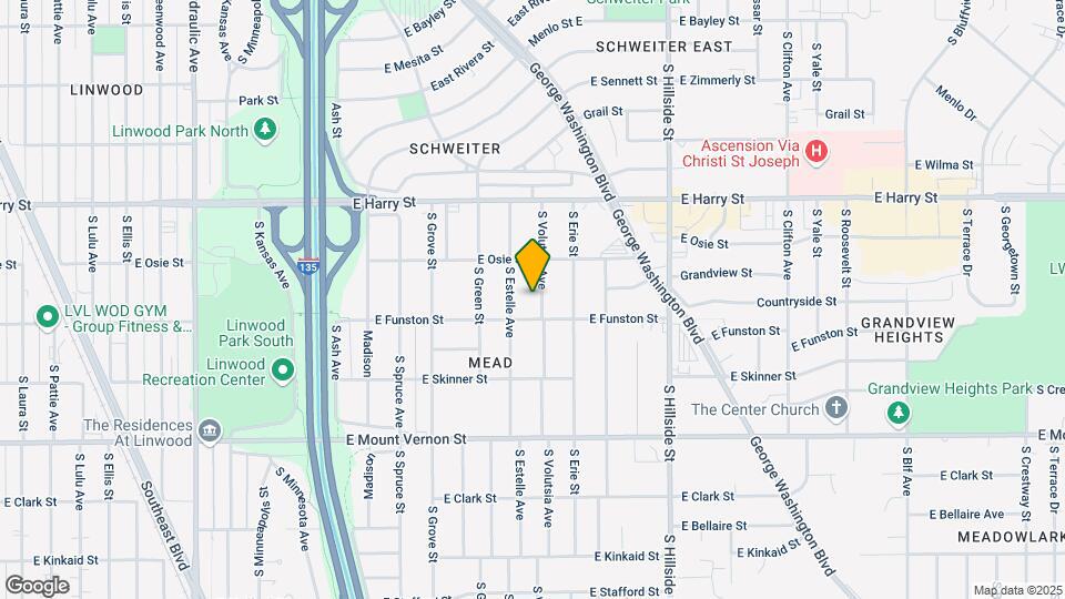 1741 S Volutsia Ave Map and Location Details