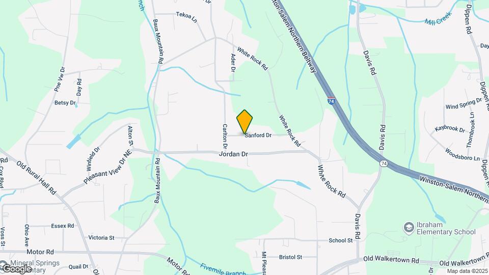 1616 Sanford Dr Map and Location Details