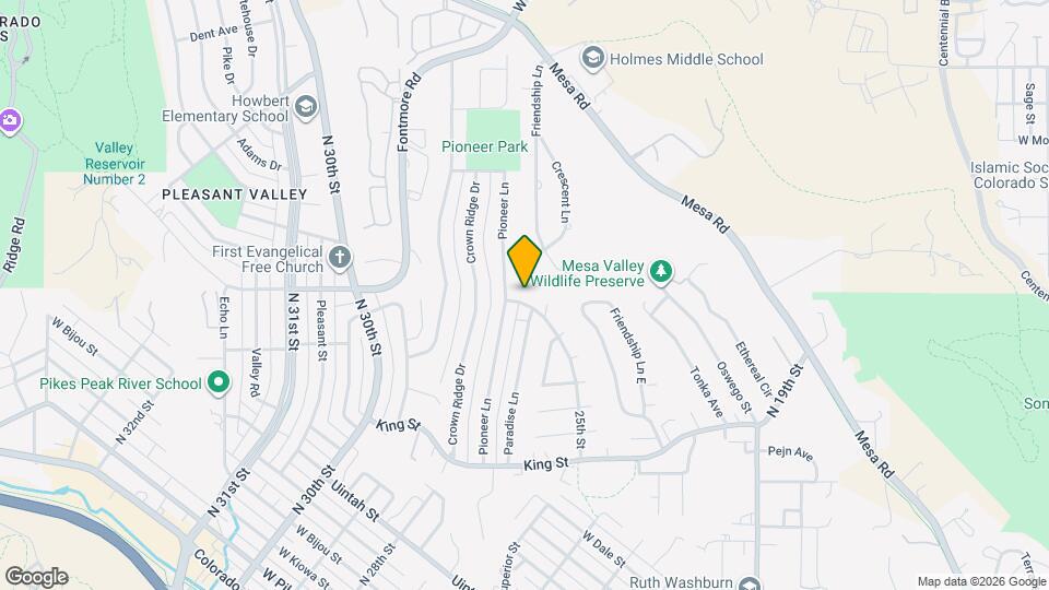 1511 25th St Map and Location Details