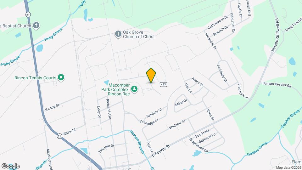 126 Smithfield Dr Map and Location Details