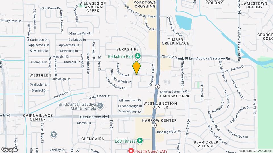 15811 Sandisfield Ln Map and Location Details