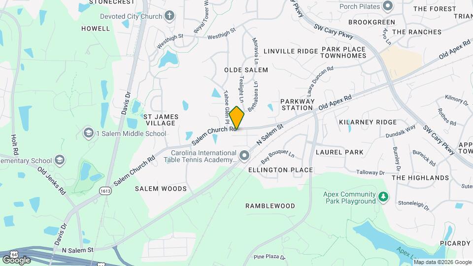 850 New Derby Ln Map and Location Details