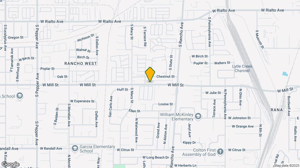 2246 W Mill St Mapa y Detalles de la Ubicación