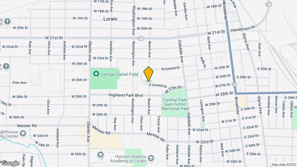 902 S Central Dr Map and Location Details