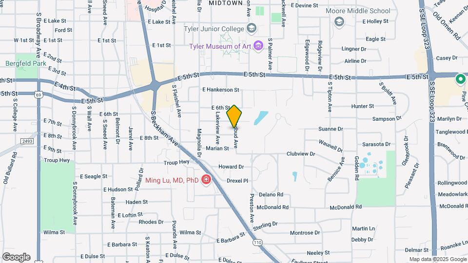 1428 Sunset Dr Map and Location Details