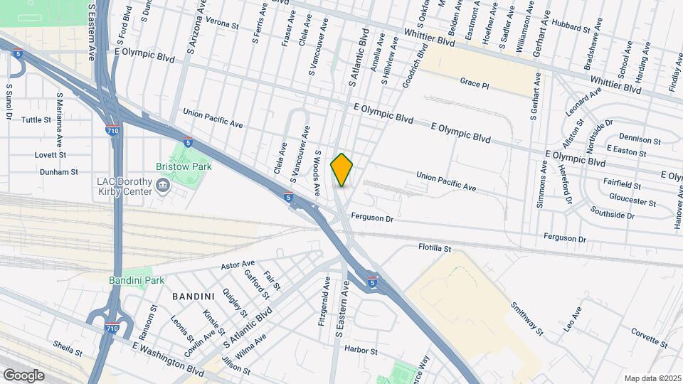 1444 S Atlantic Blvd Map and Location Details