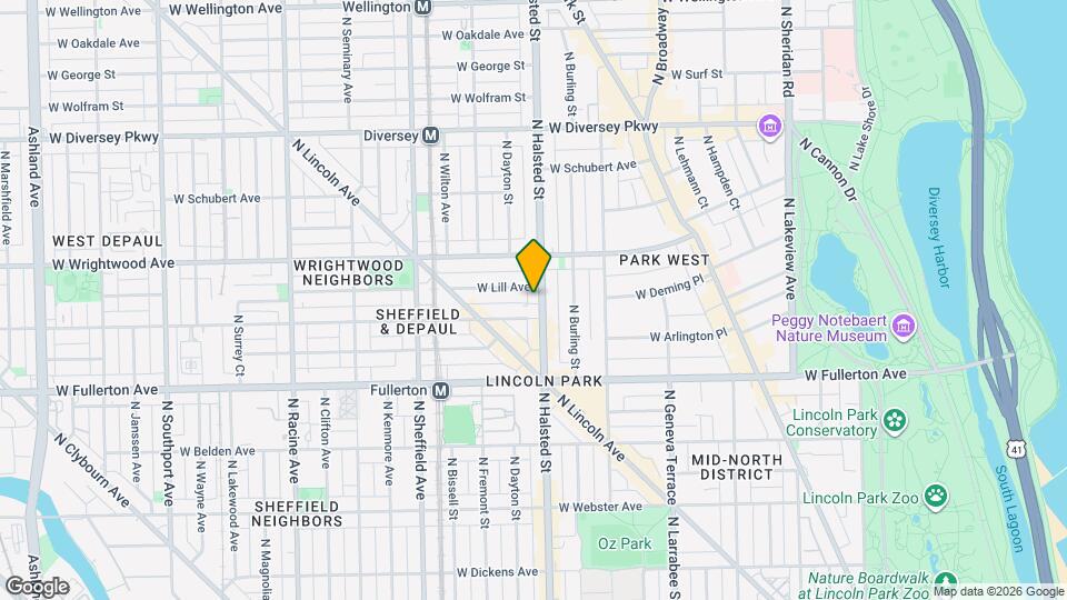 2516 N Halsted St Map and Location Details