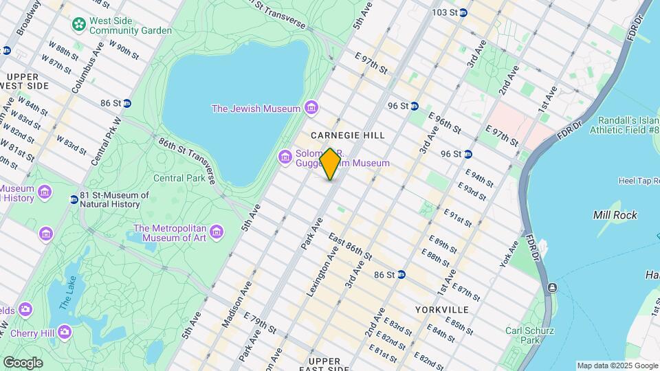 1088 Park Ave Mapa y Detalles de la Ubicación