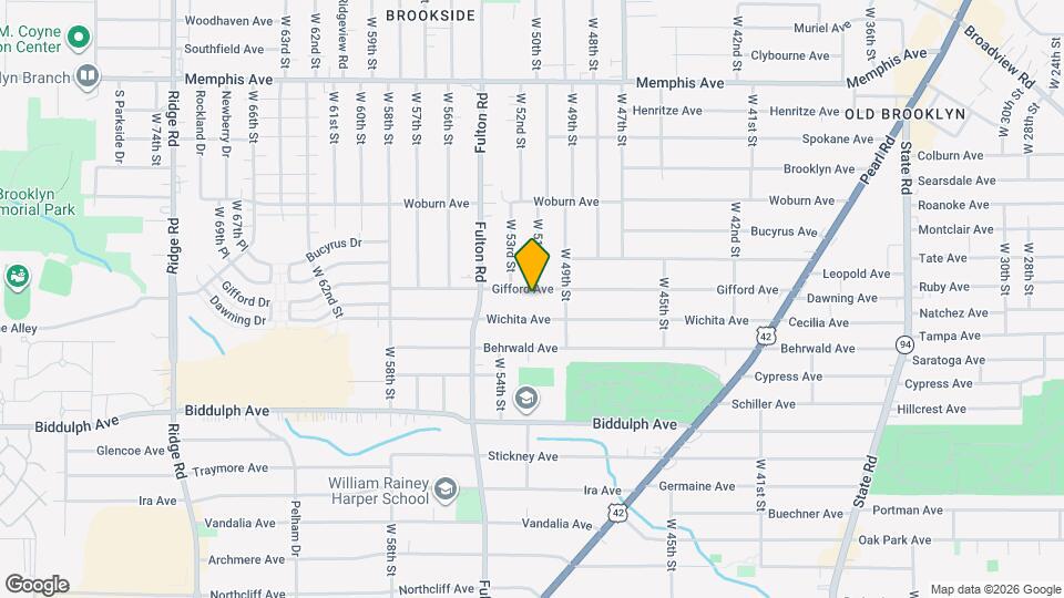 5103 Gifford Ave Map and Location Details