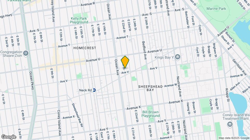 2249 E 21st St Map and Location Details
