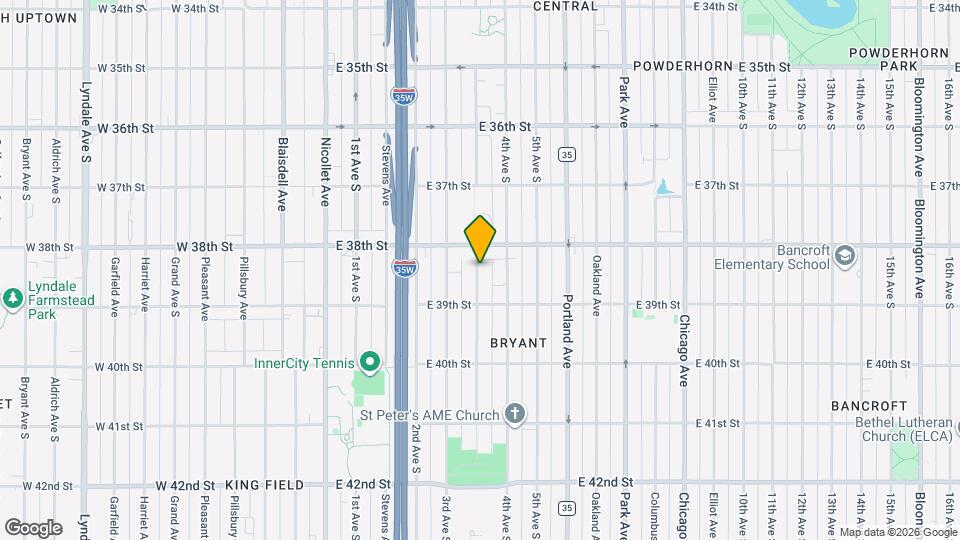 3821 Clinton Ave Map and Location Details