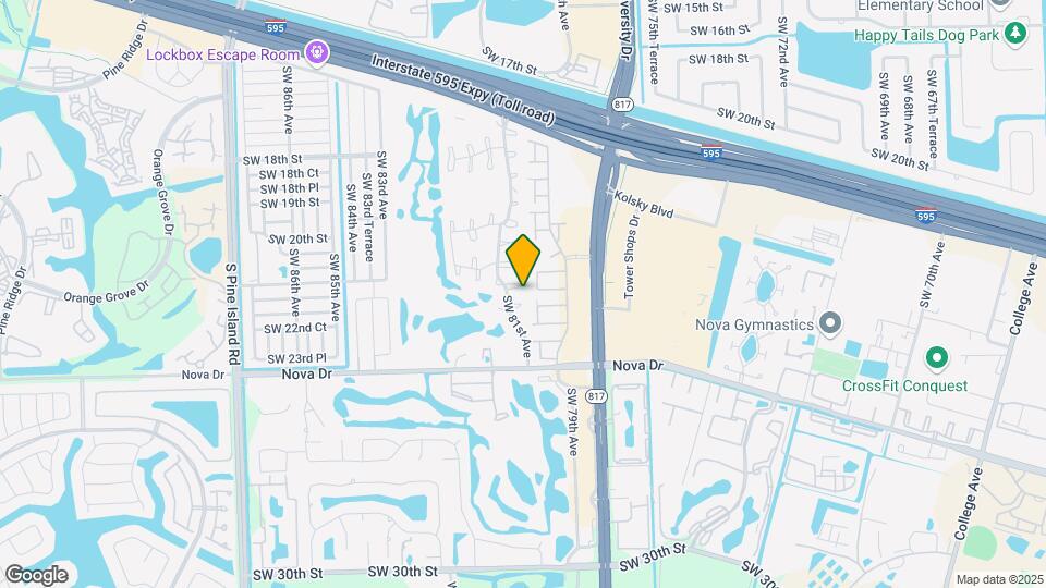 8032 SW 21st Pl Map and Location Details