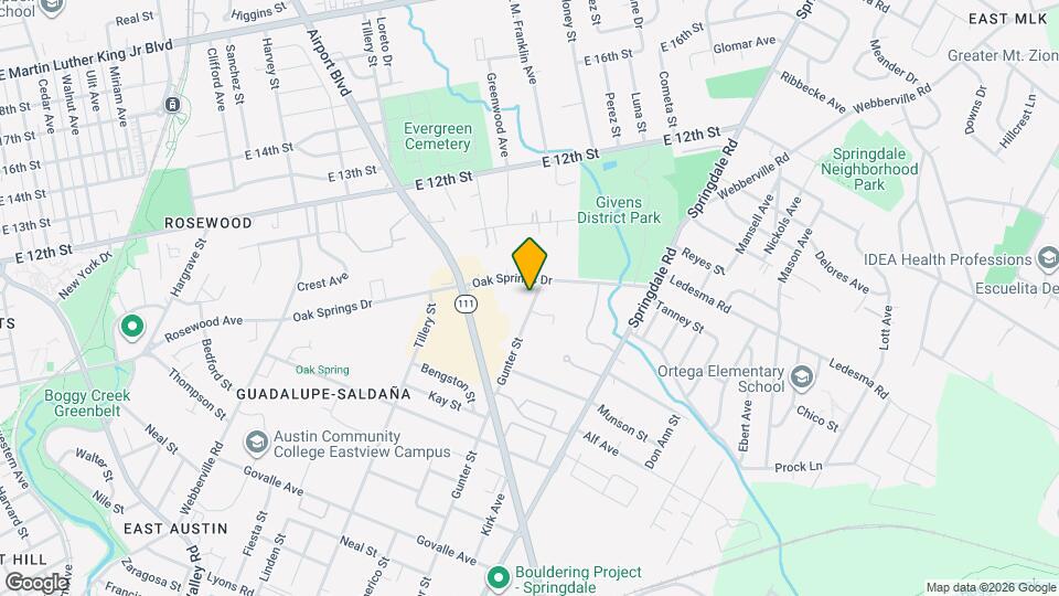 1148 Gunter St Map and Location Details