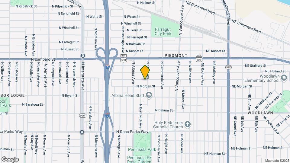 616 N Buffalo St Map and Location Details