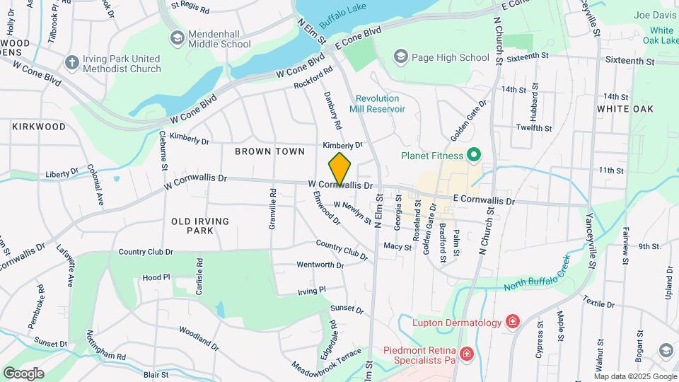 209 W Cornwallis Dr Map and Location Details
